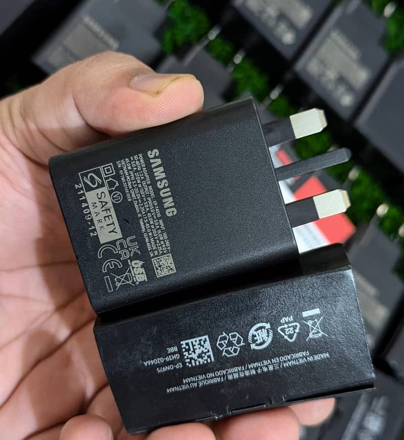 Samsung 45W Original Super Fast Charger 2.0 Galaxy S25 S24 s23 Ultra w 0