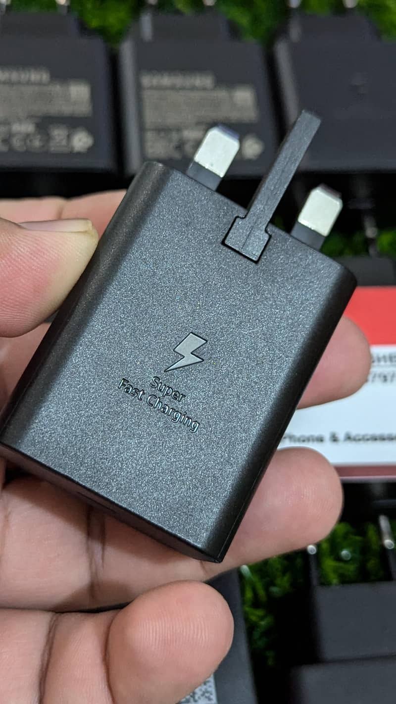 Samsung 45W Original Super Fast Charger 2.0 Galaxy S25 S24 s23 Ultra w 1
