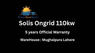 Solis 110kw Ongrid Solar Inverter