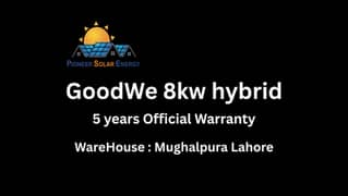 Goodwe 8kw hybrid inverter
