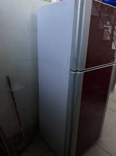 Dawalance Glass door fridge  Red color
