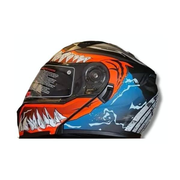 Jiekai Vector Full Face Helmet – Dual Visor | DOT Certified (MEDIUM SIZE)