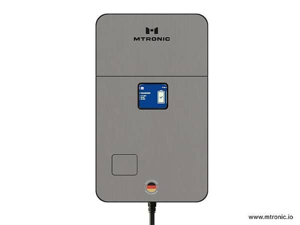 MCharger Easy 22 kW Type 2 EV Charger for Single Phase or 3-Phase Systems - Made in Germany