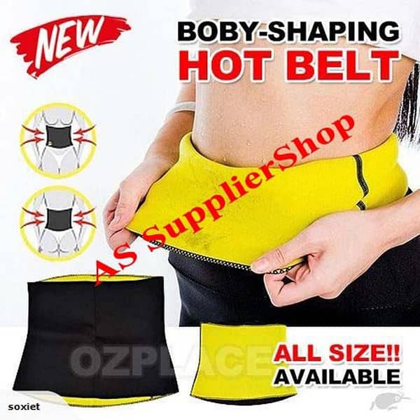 Hot Shaper Belt For Women Men Girls | Hot Shapper Belt For Hips Belly Fat Weight Loss Back Pain | Hot Shapers Slimming Belt Suana Sweat Belt Suit For Home Gym