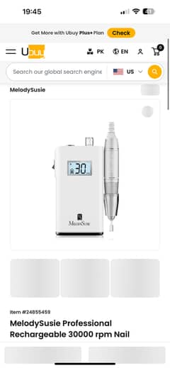 Nail Drill and uv light