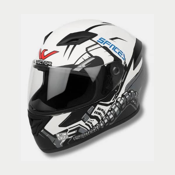 Vector Space Series Full Face Helmet – Futuristic Design | DOT Approved (LARGE SIZE)