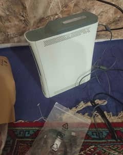 xbox with wireless controller and 320 GB HDD