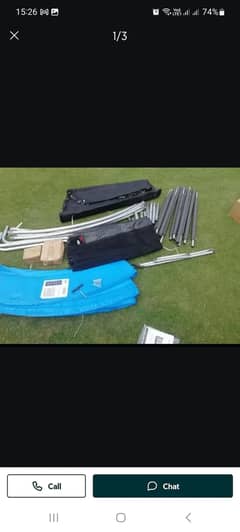 2 month used trampoline condition   good  all accessories in conditi