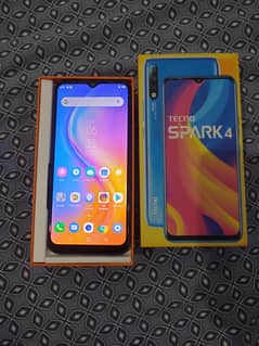 Tecno Spark 4 3-32 Official PTA Complete box