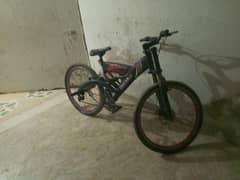 black and red heavy bicycle for sale