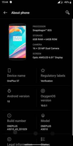 oneplus 5t