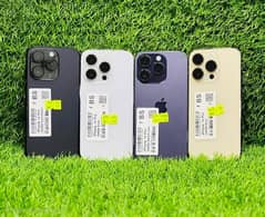 iphone 14 pro 256GB Dual Official PTA Waterpack Stock iphone 10/10