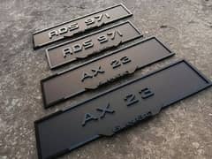 number plates
