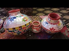 decoration mirror matki 3  pc. sale