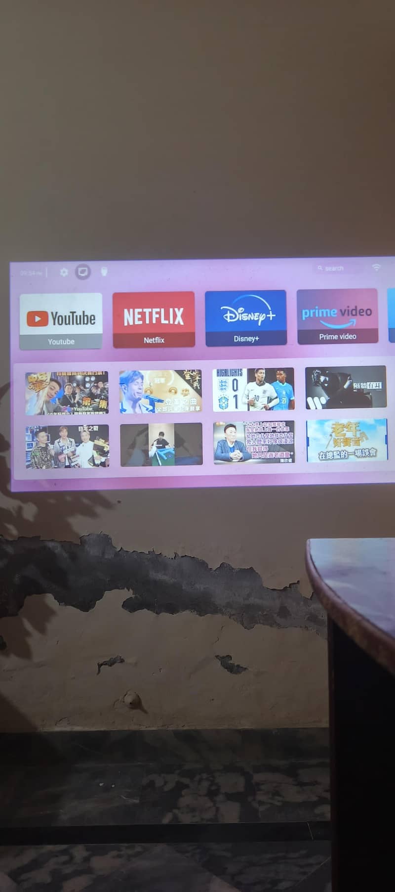 Android projector exchange 1