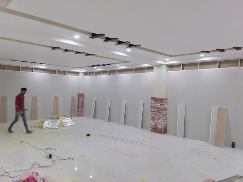 Office Partition, Glass Partition, Gypsum Board Partition & Ceiling 19