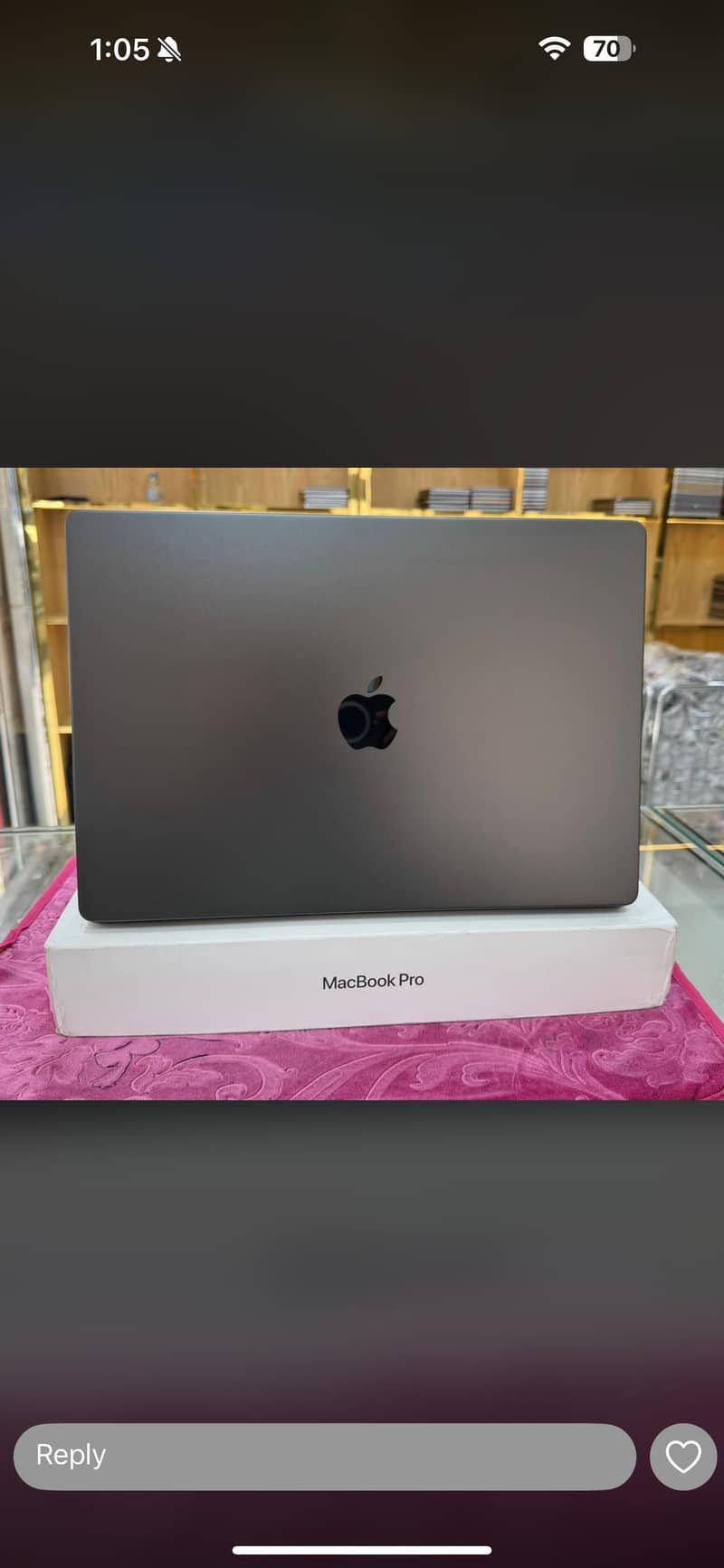 Macbook pro m4 14"16/512 open box but only 10cycles use 0
