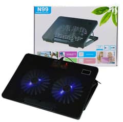 Speed-X N99 Two Fan Cooling PAD With Two USB and Light