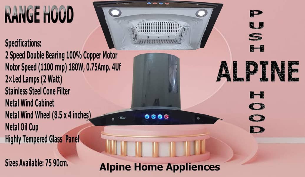 Range Hood Push Button 0