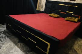 Bed set/Bed with side tables/mattress