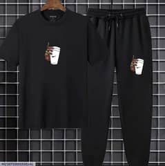 2pcs men's plain track suit