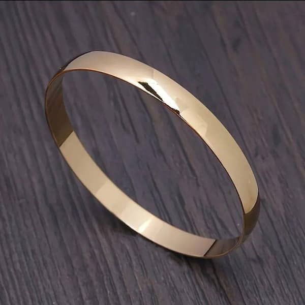 Set of 6 Gold-Plated Bangles | Classic Bangles for Women's Everyday and Festive Wear