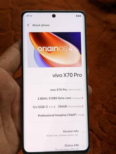 Vivo X70 pro 24/256 Dual sim life time PTA approved