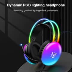 Onikuma-x25 Pro Rgb Head Beam With Mic 3.5mm Durable Stereo Surround