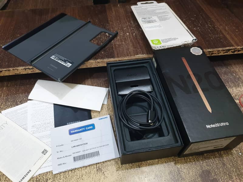 Note 20 ultra (panel Lines) Dual Official PTA with box 4
