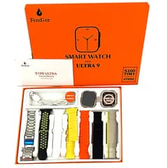 S100 Ultra 7 in 1 Smartwatch Set