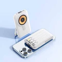 10000mah wireless With 4 Charging cables Powerbank  Made in Dubai