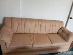 5 seater rexine sofa set