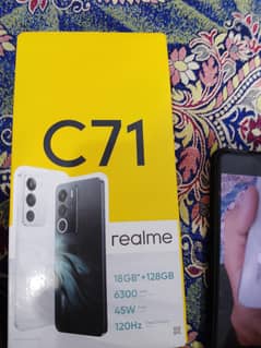 Realme C71 White color Brand New mobile.