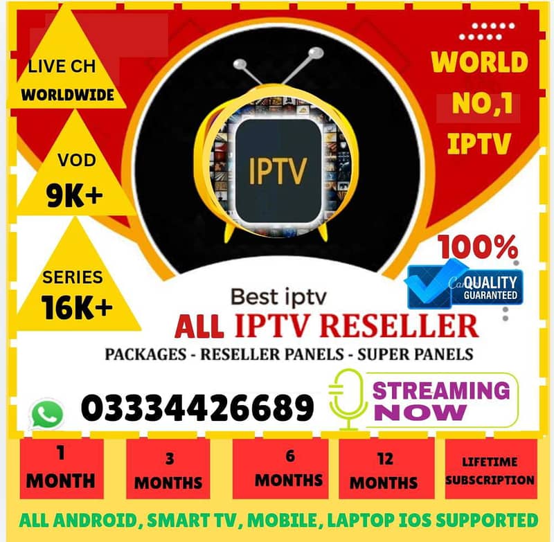 Hd world iptv work on all android and smart devices 03334426689 0
