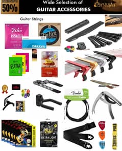 1$ offer Discount on All Types Of Guitar Accessories