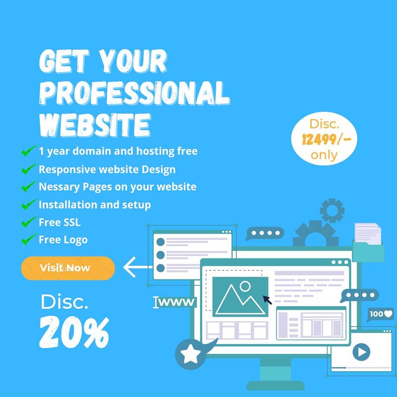 Get Your Professional Wordpress Website with Free Domain and Hosting 0