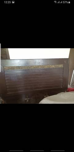furnished bed