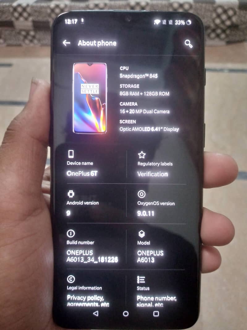 OnePlus 6t non pta in good condition 2