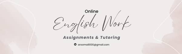 English Literature and Linguistics, Tutoring and assignments