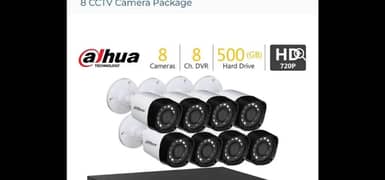 8 HD CCTV Camera Package Dahua
