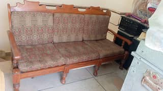 Wooden sofa