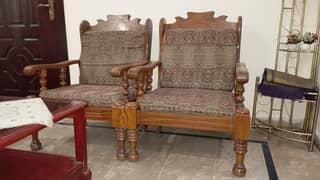 Wooden sofa