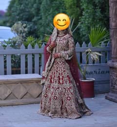 bridal branded lehnga, only 1 time wear