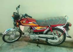 Honda CD 70 cc 2025 model only WhatsApp 0322=8067=838