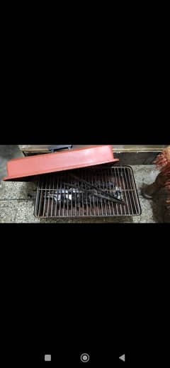 Portable BBQ Grill with Stand For Outdoor Cooking