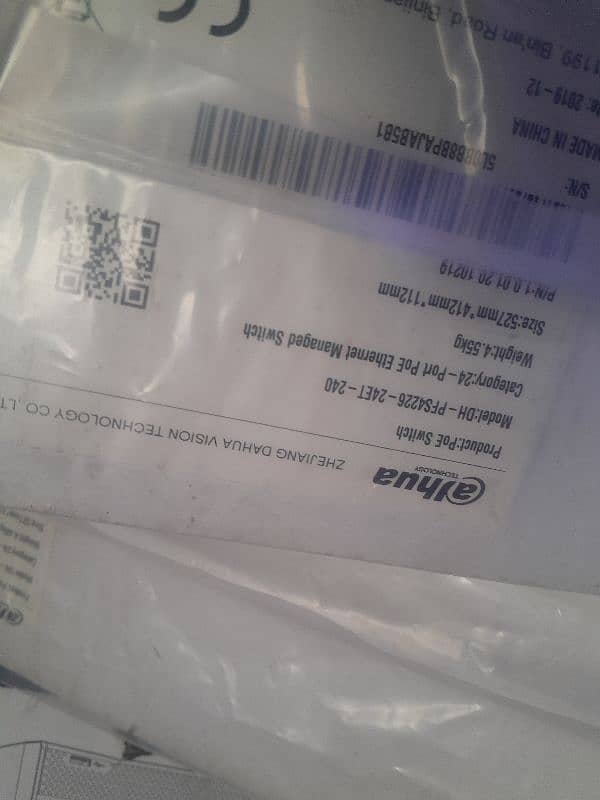 Dahua switch managed switch barnd new 0