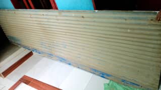3ps12 feets length 3.5 feets width 24 gauge heavy old iron roof sheets