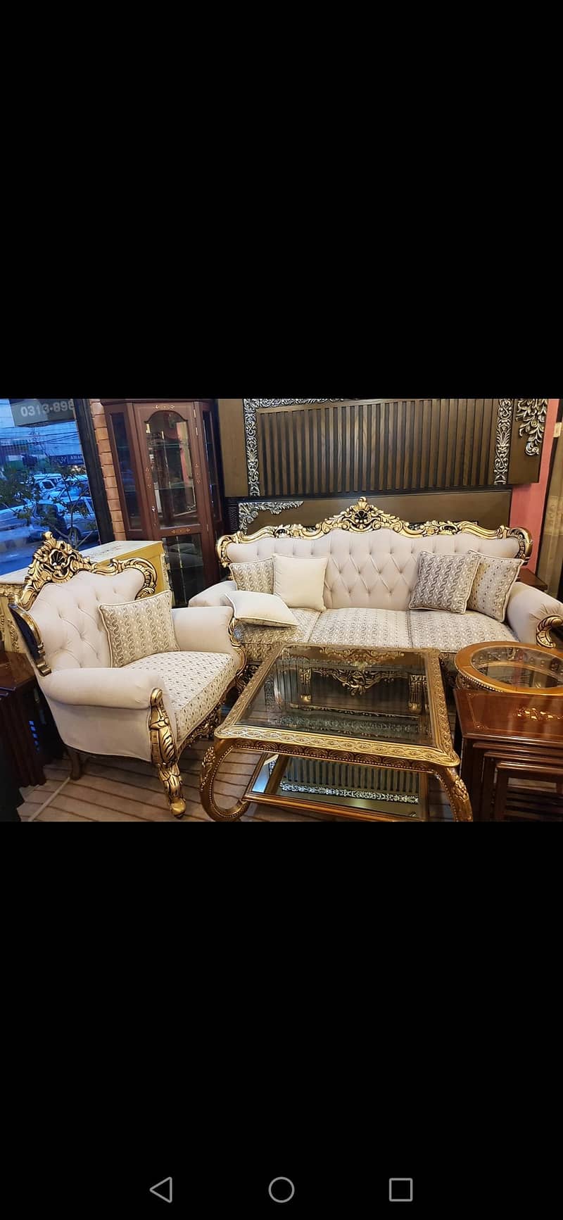 sofa set 7 seater with Table complete set 2