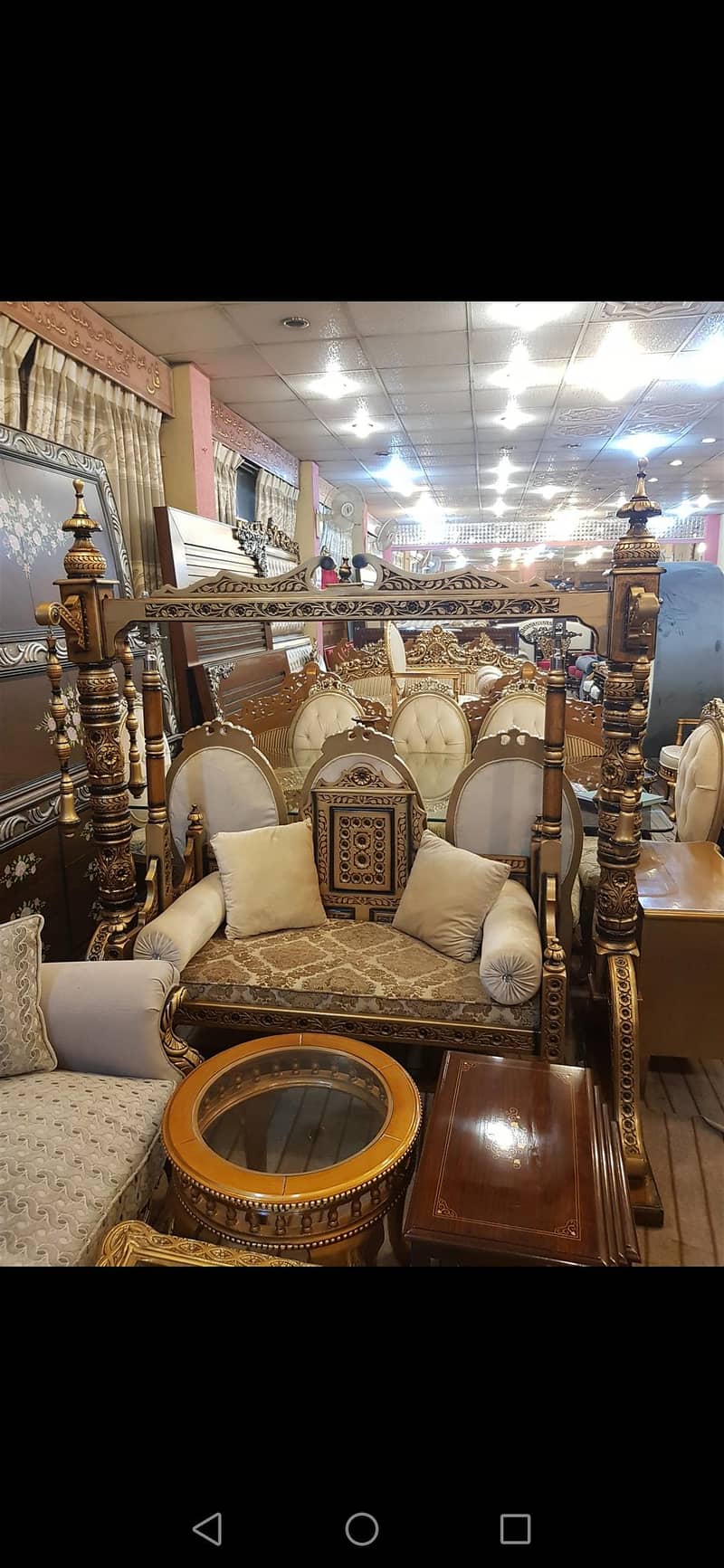sofa set 7 seater with Table complete set 4