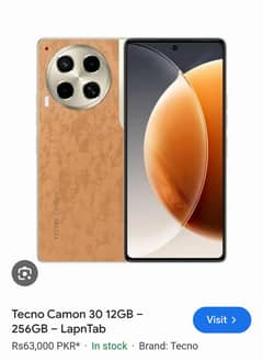 Tecno camon 30 12+6/256